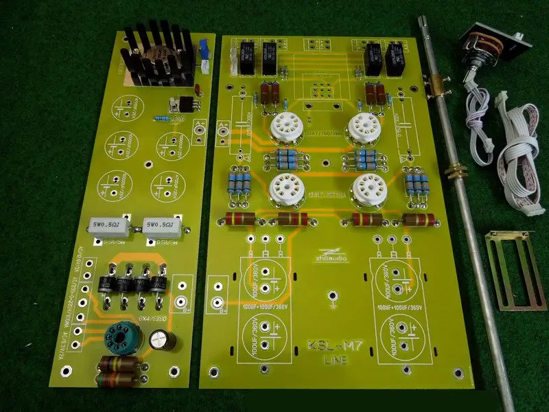 Высококачественный Hi-Fi клапан и вакуумная трубка Предварительный усилитель аудио стерео Hi-Fi предусилитель доска большой PCB эталонная Kondo-M7 схема