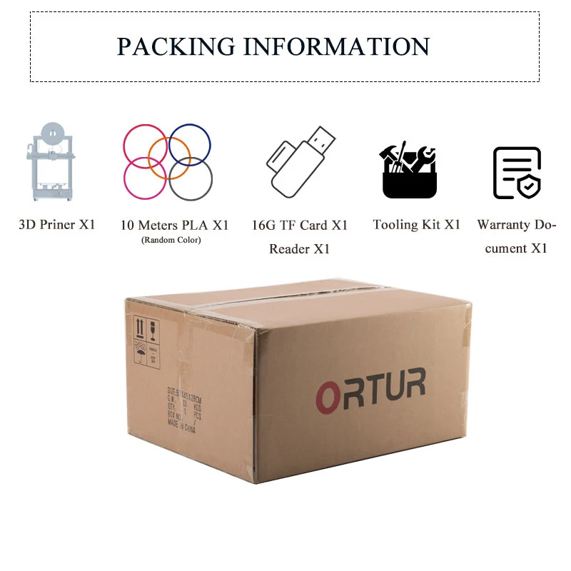 Ortur 3D Printer Top Quality Desktop Printing Machine with Built-in Dual-axis Linear Guide Rail High Speed Printer 260*310*305MM Ortur 3D Printer Top Quality Desktop Printing Machine with Built-in Dual-axis Linear Guide Rail High Speed Printer 260*310*305MM