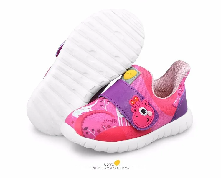 UOVO детская обувь для малышей легкая дышащая детская обувь удобная весенняя обувь для маленьких девочек и мальчиков