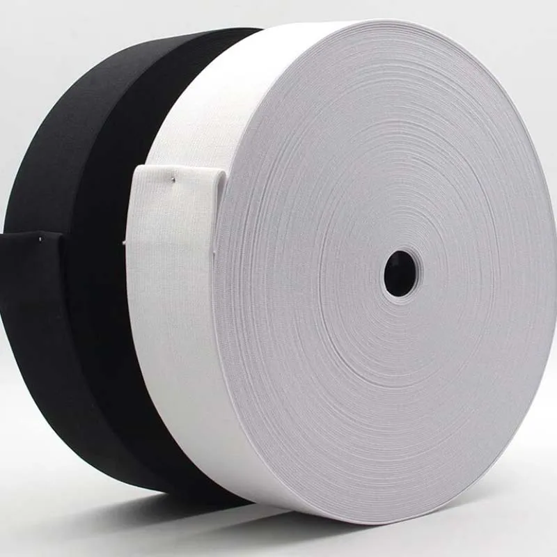 4 м/лот шириной 1,5 см 2,5 см~ 5 см эластичная резинка аксессуары для одежды нейлоновая тесьма для одежды Швейные аксессуары черный белый