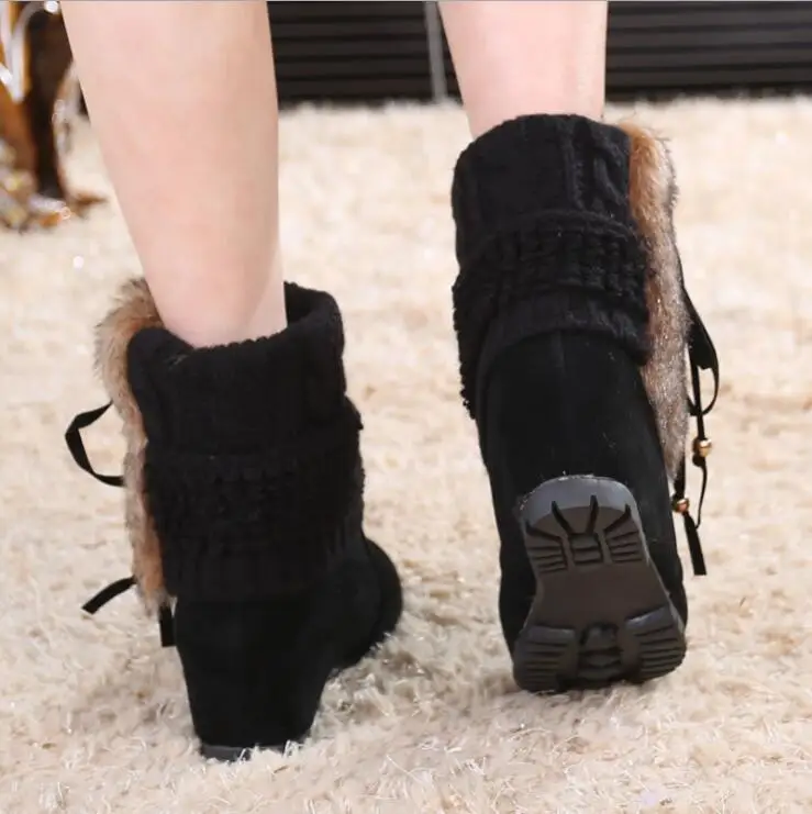 Женская обувь высокого качества; женские ботинки; зимние ботинки; модные зимние ботинки; коллекция года; бархатные Утепленные ботинки; X41