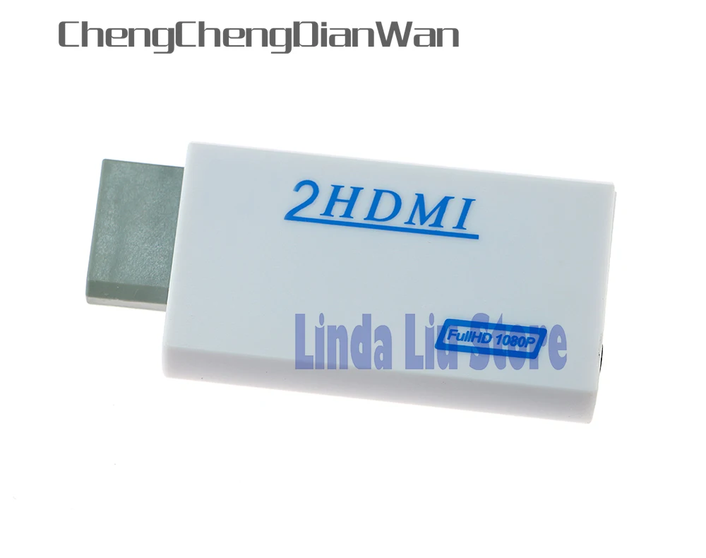  ChengChengDianWan Per Wii Adattatore Hdmi Wii2HDMI Converter Full HD 1080 P 3.5mm Audio Video Uscit