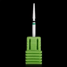 2 шт./лот керамический сверло для ногтей 3/3" Роторная кутикула для очистки заусенцев Электрическая Дрель Маникюр Резак пилки для ногтей