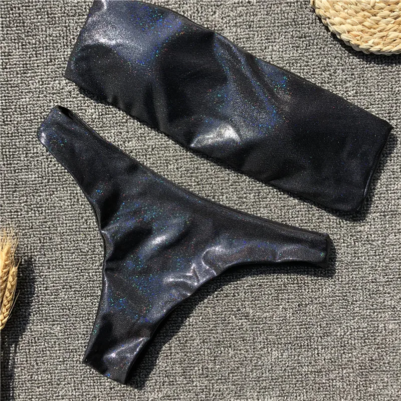 Бикини 2018 купальник Maillot De Bain Femme сексуальный однотонный завернутый комплект