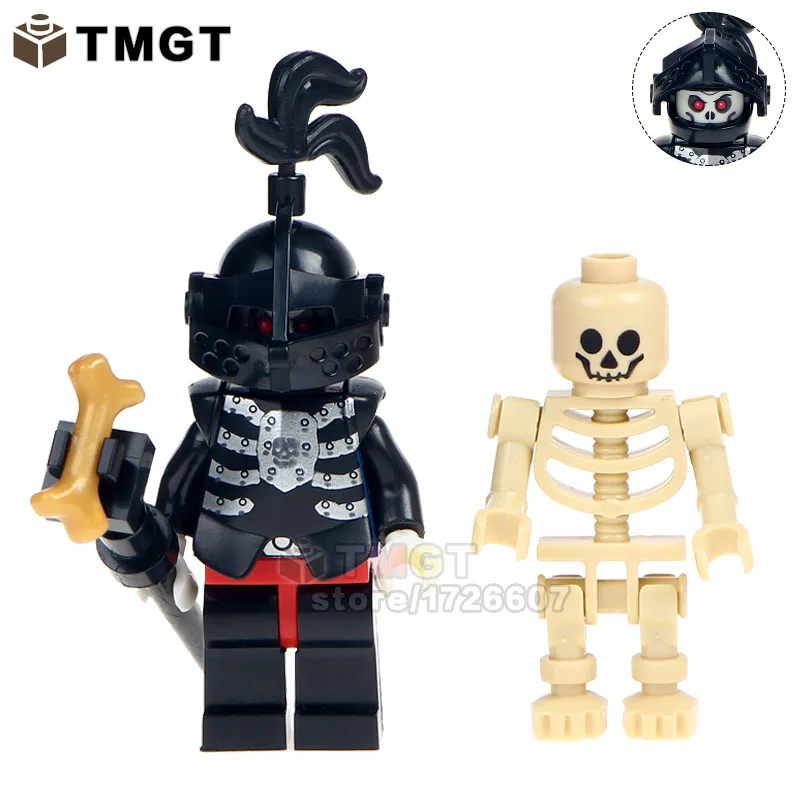

Single Sale AX9815H The Lord of the Rings Skeleton Medieval Knights Castle Skeleton Building Blocks Toys Gifts For Children