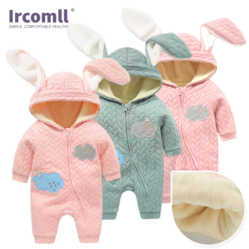 Детская одежда Ircomll Осенний комбинезон с капюшоном для мальчиков и девочек