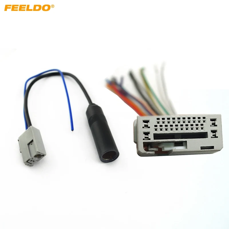 FEELDO H11 Female Adapter Wiring Harness Sockets Car Auto Wire Connector Cable Plug For HID LED Headlight Fog Lights Lamp Bulb