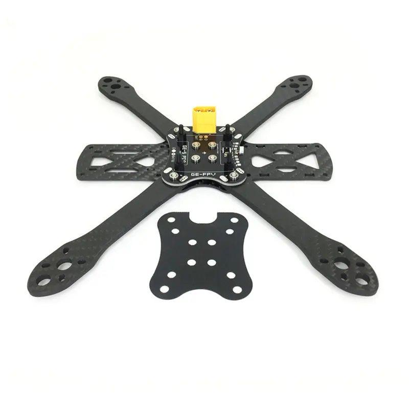 GE-FPV GE-5 V2.0 225 мм 4 мм рычаг углеродного волокна гоночного каркаса комплект W/5 V Выход PDB для RC DIY Сделай Сам модели fpv-камера на дроне