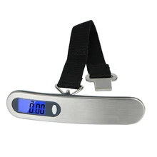 Портативный 50 кг x 10 г Мини цифровые весы для рыбалки багажа путешествия вес ing Steelyard электронные весы Кухня Вес инструмент