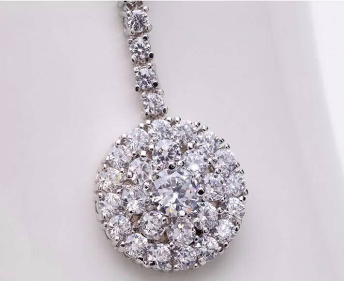Cubic Zirconia Wedding Drop Earrings For Women 18k Gold Plated Evening Party Bridal Dangle Earring Fine Jewelry Brincos Pingents   3