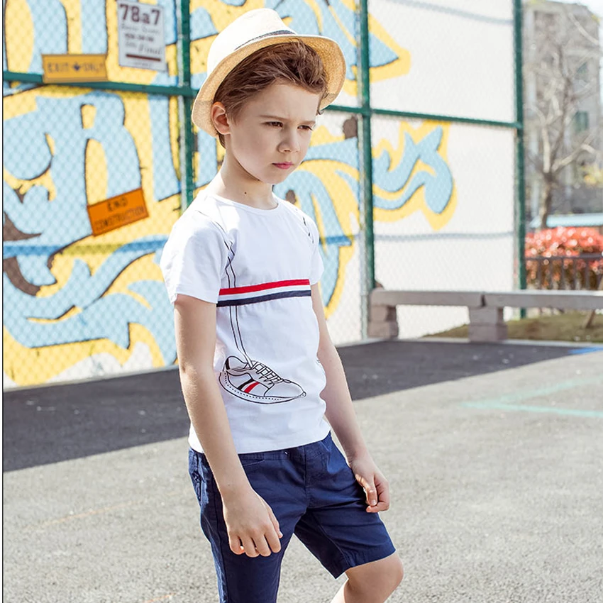 2019 nueva moda 100% algodón verano niños camiseta niños ropa para niño niños Marca Ropa|clothes for boys kids|children t shirts boyst shirt boy -