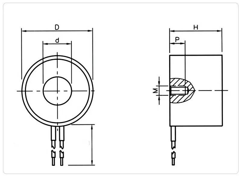 Холдинг Электрический магнит подъемный водонепроницаемый P34/25 DC12V 24V 20Kg 200N Электромагнит на присоске