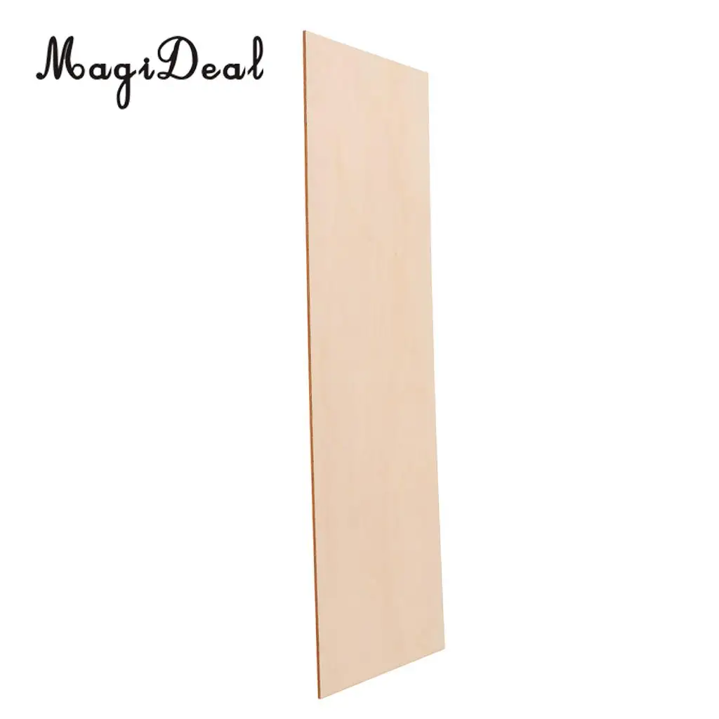 3 Sizes Square / Rectangle MDF Unfinished Wood Pieces Blank Plaque for DIY Woodwork Craft Pyrography Scrapbooking Building Model