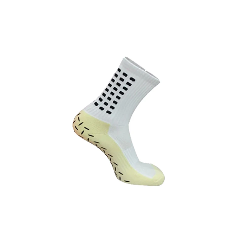 مكافحة زلة جوارب لكرة القدم القطن كرة القدم الرجال الجوارب Calcetines نفس نوع كما Trusox 2017