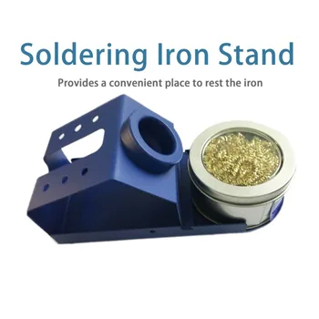 

Soldering Iron Stand with Tip Cleaner Bakelite Ring Provides a Convenient Place to Rest the Iron Heat Dissipation