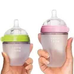 Детская силиконовая бутылка для новорожденного ребенка узнать молоко бутылочка для кормления чашки 5 унц.. и 8 унц.. челнока