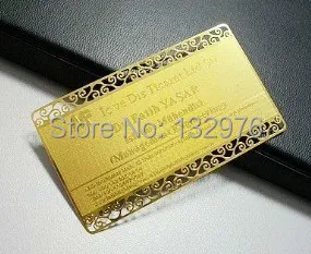 

Custom metal business cards and anodized aluminum card; engraved business card