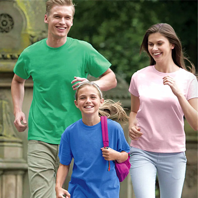 Gildan бренд Лидер продаж мужская летняя футболка из хлопка мужская повседневная футболка с коротким рукавом и круглым вырезом удобный однотонный топы футболки