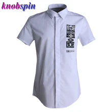 Новая брендовая мужская летняя рубашка с коротким рукавом повседневные тонкие деловые мужские рубашки высокого качества хлопковые мужские рубашки