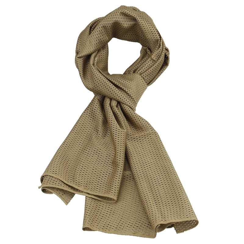 

Sniper Mesh Face Veil Fast Dry Mask Wargame Military Scarf Cycling Outdoor Camouflage Scarves Multicam Khaki Woodland