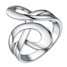 bling shiny Silver plated Ring Fashion Jewerly Ring Women&Men , /KQTZJRUI HJEUYMQU
