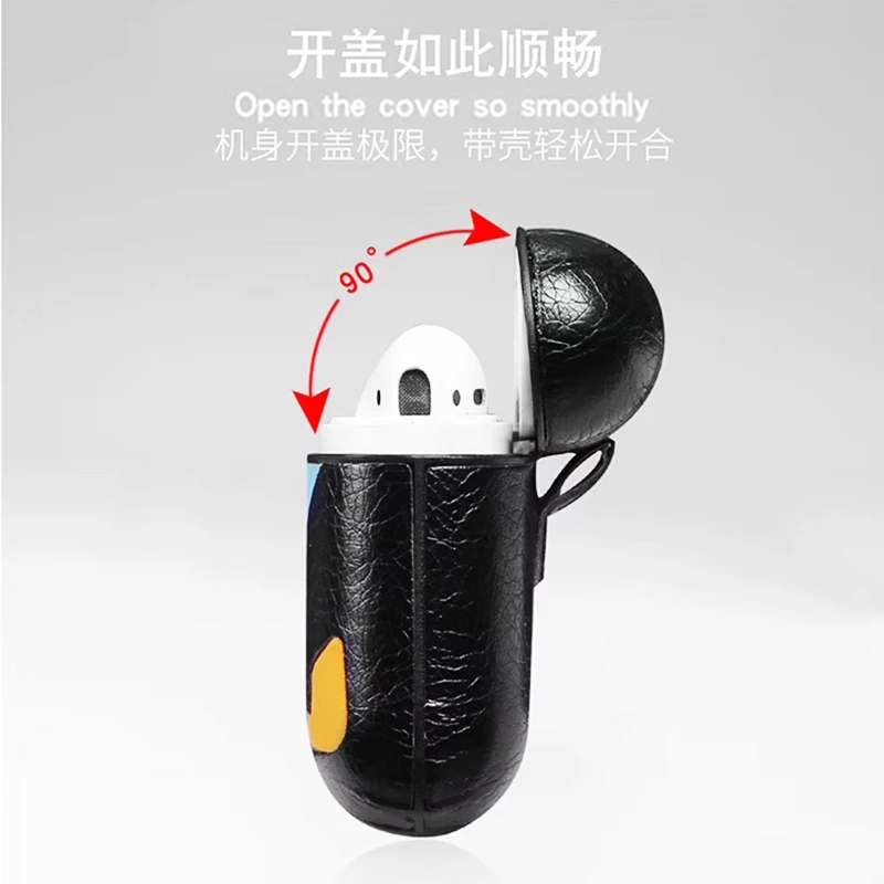 Роскошный бренд Devil Eyes кожаный чехол для Airpods I12 беспроводной Bluetooth гарнитура