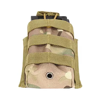 

Outdoor Camping Travel Hiking Pouch Tactical Single Rifle Magazine Open Top Hunting Radio Interphone Bag Mini Flashlight Bag