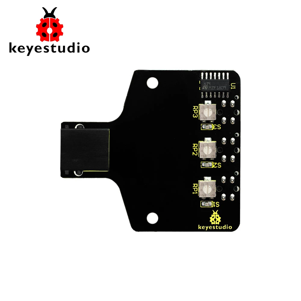 Keyestudio KEYBOT простая вилка программируемый робот 3 полосный датчик отслеживания