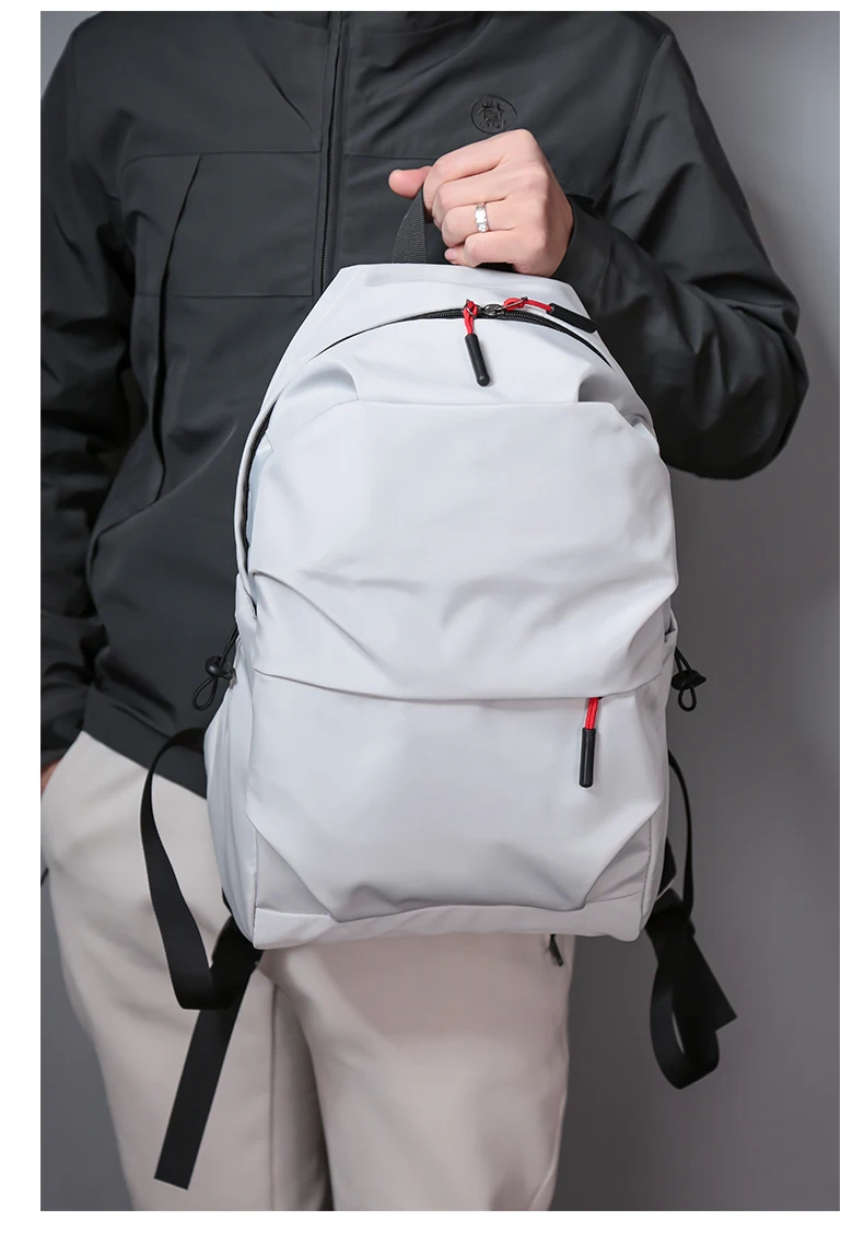 Новинка, водонепроницаемый мужской женский рюкзак, 15,6 дюймов, рюкзак для ноутбука, большая вместительность, красивые рюкзаки, плиссированные повседневные школьные сумки