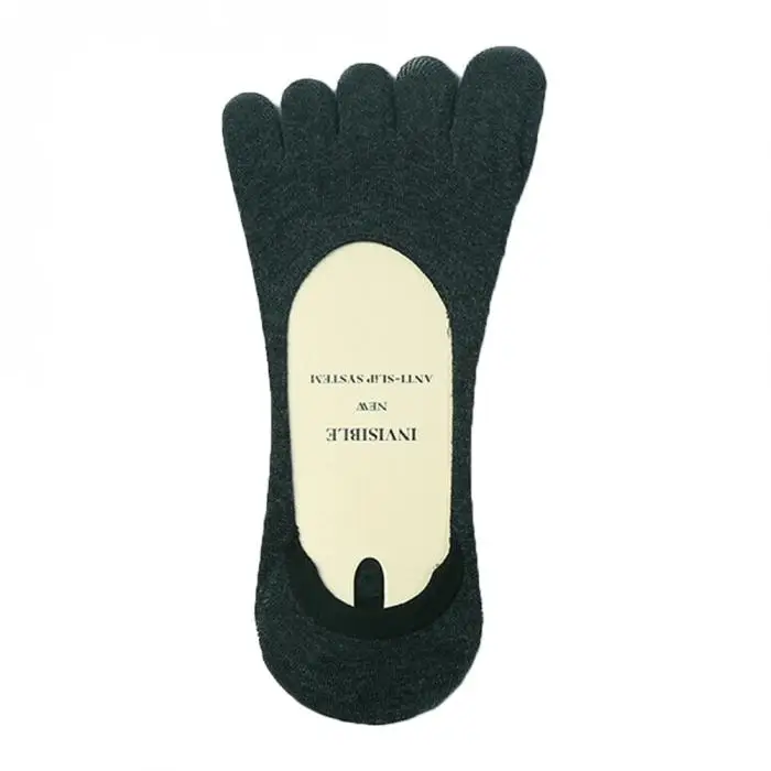 1 пара носков, дышащие носки, хлопок, противоскользящие, пять пальцев, эластичность для мужчин, TC21