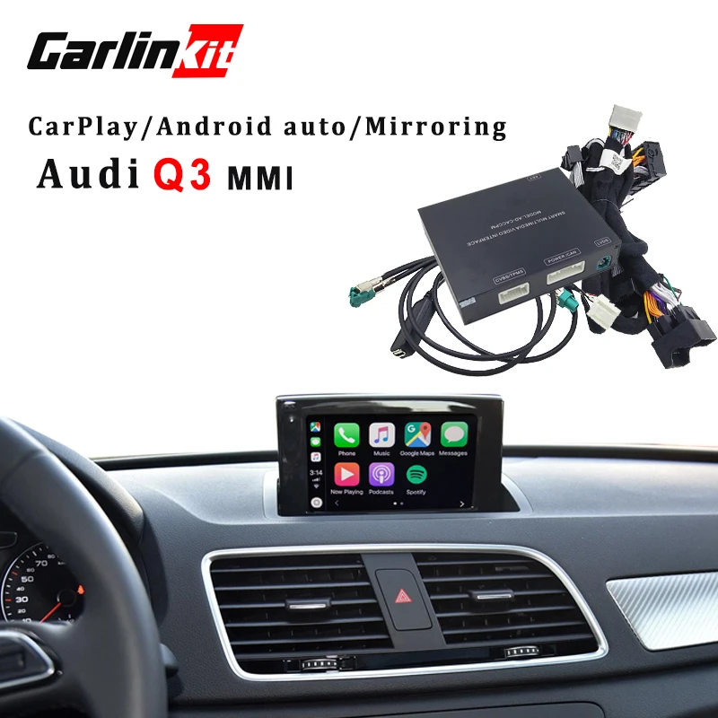 

Carlinkit Apple CarPlay&AirPlay for Audi Q3 MMI Factory Screen Upgrade with iOS12
