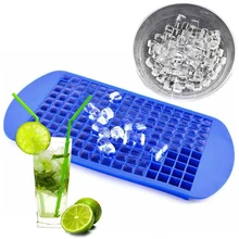 160 отверстия силиконовые формы для льда Куб сетки для виски, коктейлей Бар инструменты форма для изготовления мороженого квадратный лоток Желе