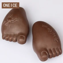 Глиняные фигурки из исина фиолетовые аксессуары для рукоделия одна пара удовлетворительных пожеланий украшения дома