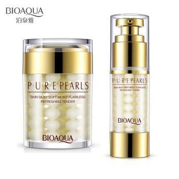 

BIOAQUA Pure Pearl Collagen Hyaluronic Acid Serum + Essence Face Cream Moisturizing Anti Wrinkle Whitening Cream Skin Care Set