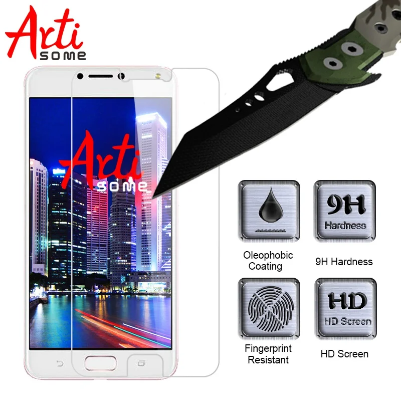 ARTISOME Glass For Asus Zenfone 4 Max ZC554KL 2.5D HD Front Film Screen Protector For Asus Zenfone 4 Max ZC554KL Tempered Glass (1)
