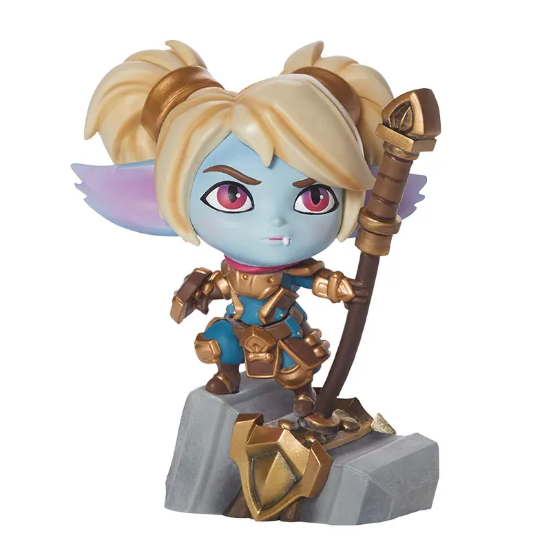 Игра ПВХ фигурка Poppy Tristana Blitzcrank Riven Коллекционная модель игрушки в ассортименте - Цвет: withoutbox