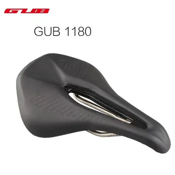 

GUB Bicycle Leather Saddle Hollow MTB Road Mountain Bike Front Seat Bike Parts