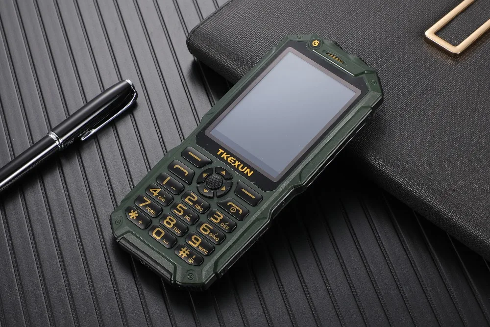 FSMART TKEXUN Q8A прочный внешний аккумулятор мобильный телефон 3,0 дюймов Фонарик Bluetooth Wifi быстрый набор открытый противоударный 3g мобильный телефон