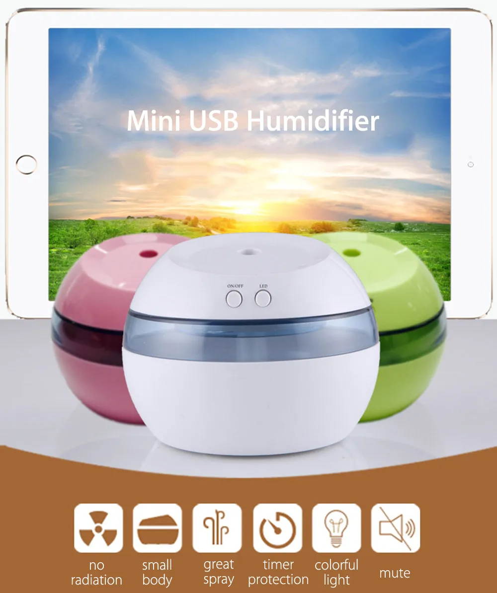 

FIMEI Air Humidifier Zero Radiation USB Creative Gifts Humidifier / Aromatherapy Machine / Air Cleaner For Living Room Office