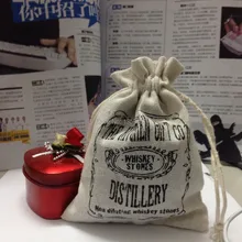 100 шт./лот джут/Лен Шнурок Подарочные пакеты для каши/ювелирных изделий/натоптышей упаковка, размер может быть настроен, различные цвета