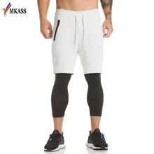 MKASS бренд горячая распродажа мужские весенние и летние шорты мужские модные хлопковые мужские шорты для тренировок мужские повседневные свободные шорты