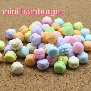 

Macarons sweet candy 50PCS 10mm polymer clay Flatback Cabochon Miniature Food Art Supply Decoden Charm DIY craft