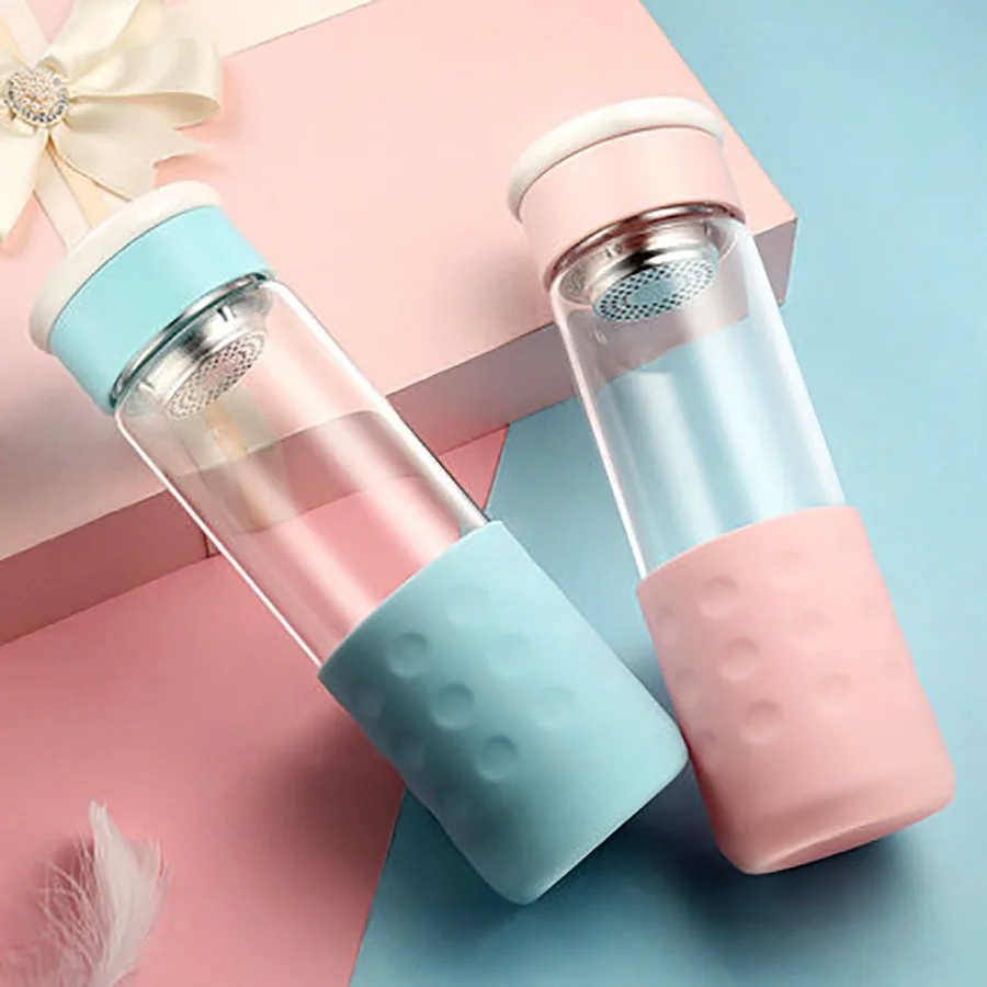 

Korean Creative Glass Water Bottle Cute My Bottle 500 Ml Sport Water Bottle Sports Bottle For Drinking Travel Coffee Home WZD117