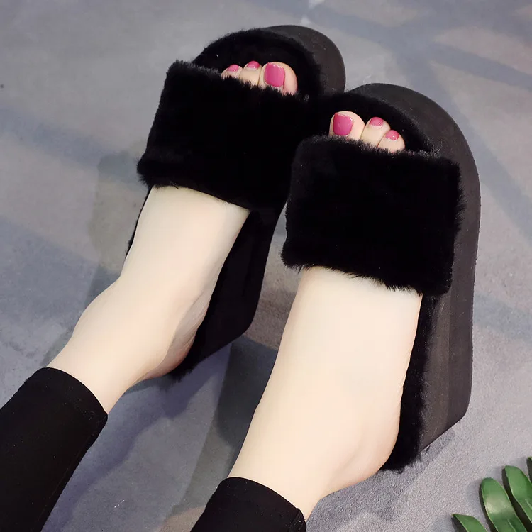 

187 the home a word procrastinates han edition wedges wool slippers in winter