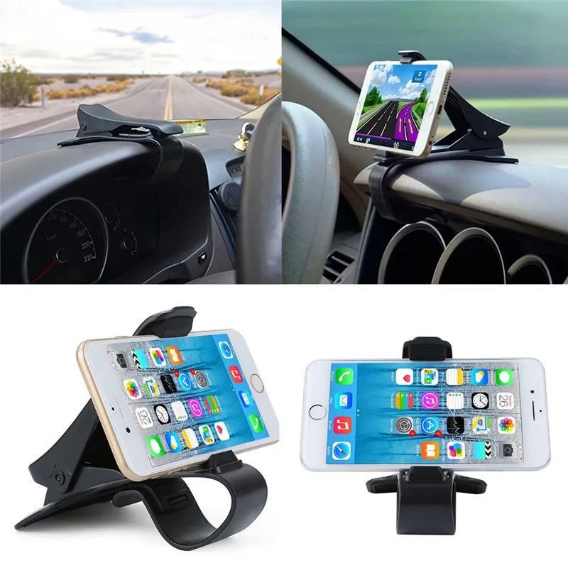 

Adjustable Universal Car Phone Dashboard Holder Clip HUD Design Stand for Mobile Phone GPS PDA For Iphone Xr For Oppo Find X