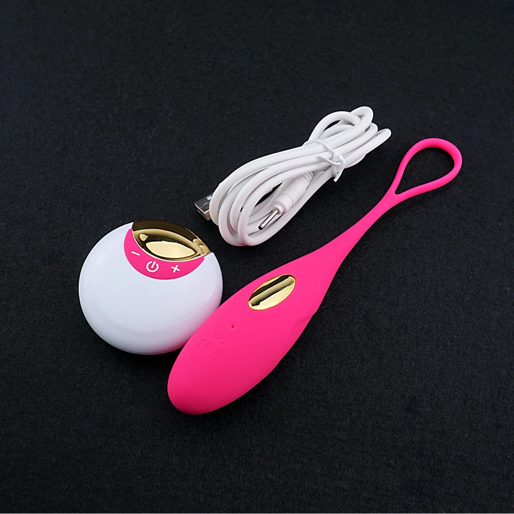 Беспроводной вибрирующий вибратор TPE Love Egg силиконовая пуля яйцо вибраторы USB