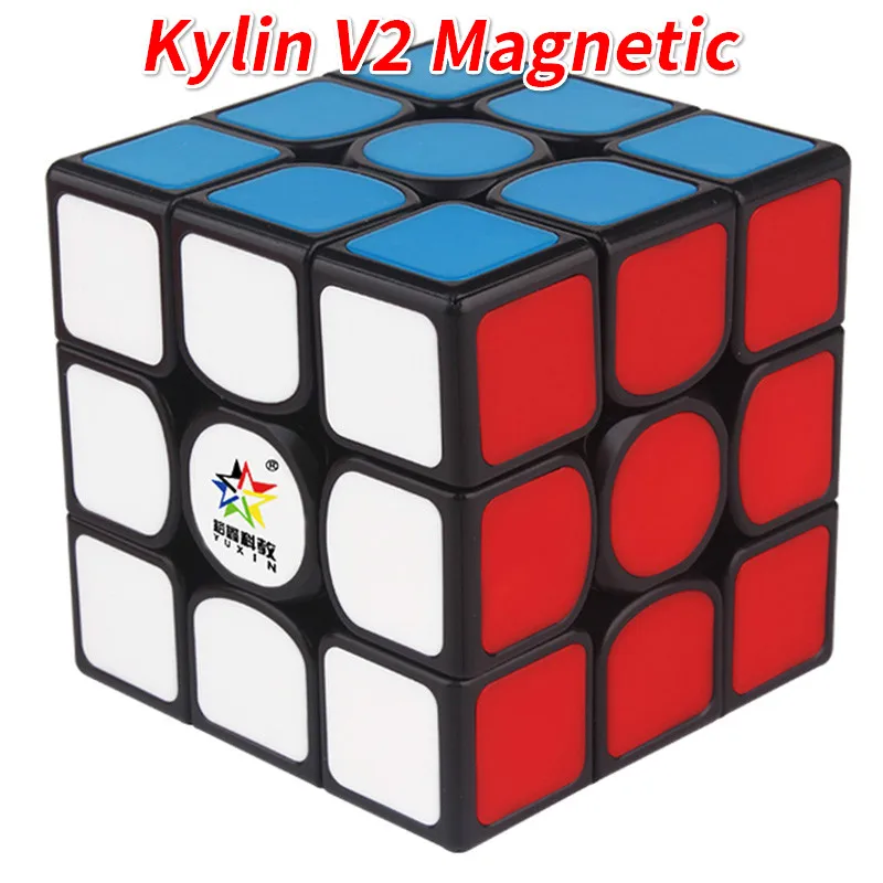 

New Yuxin Kylin V2 5.7cm 3x3x3 Magnetic Magic Cube Zhisheng Magiccube Speedcube Educational Toys for Children