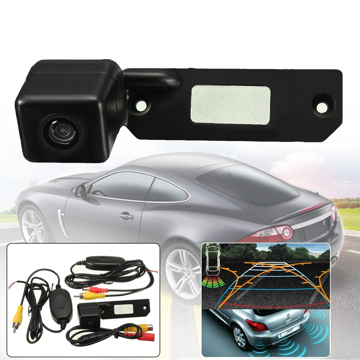 Car CCD Waterproof Wireless Rear View Video Camera Reverse Cam For VW/Passat/Golf/T5 Caddy Car CCD Waterproof Wireless Rear View Video Camera Reverse Cam For VW/Passat/Golf/T5 Caddy