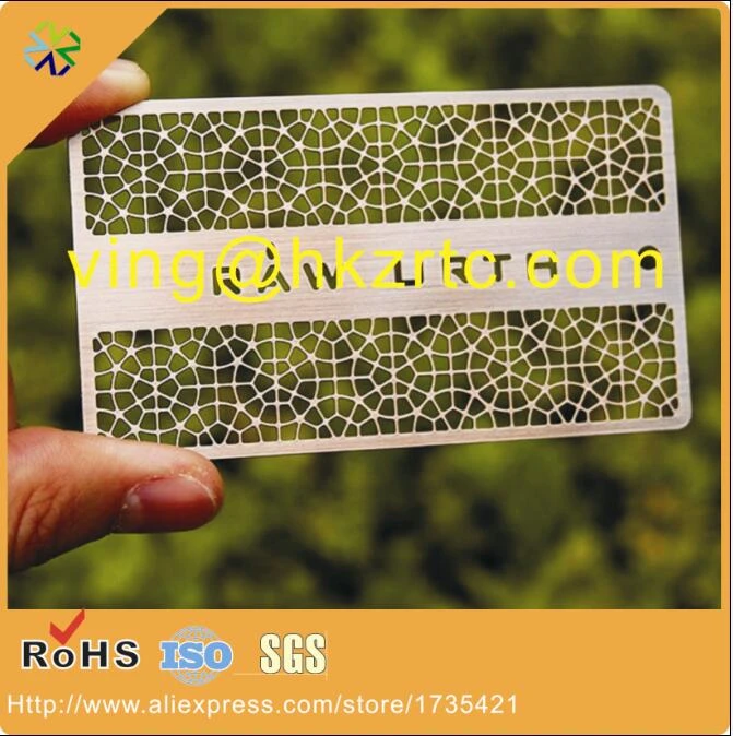 metal business card printing