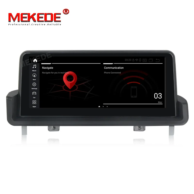 Best MEKEDE MSM8953 8 core Android 9.0 4+64G 4G LTE Car Multimedia player for BMW 3 Series E90/E91/E92/E93 with video/radio/wifi/USB 1